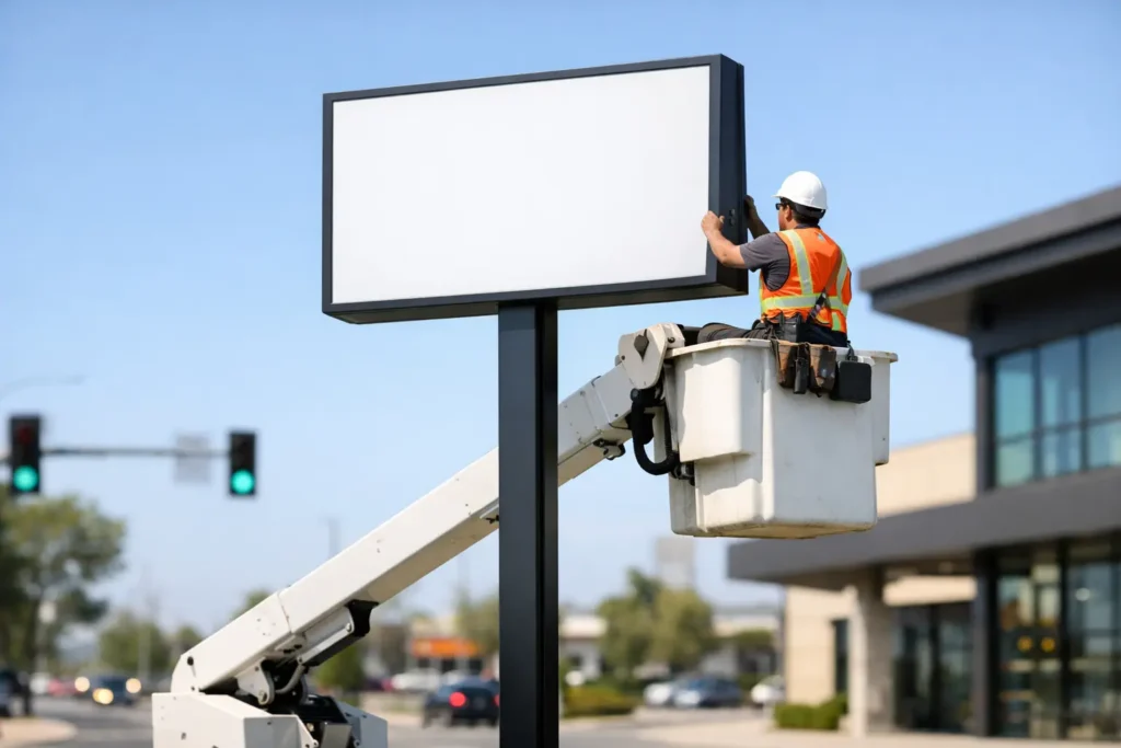 Sign Installation That Makes Your Business Easy to Find