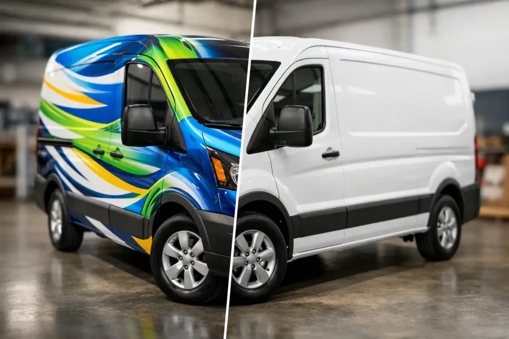 Vehicle Wraps Versus Lettering: What Fits?